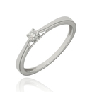 Fehér arany gyűrű 56-os méret - B52564